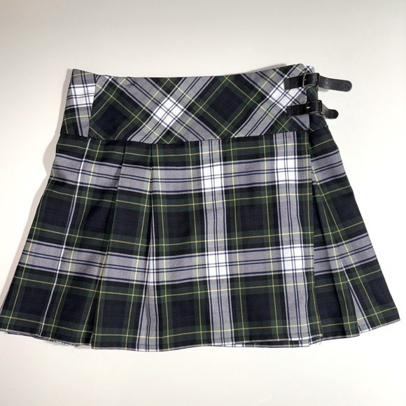 Lochard Of Scotland Green Vintage Tartan Plaid 100% Wool Kilt - Picture 1 of 3